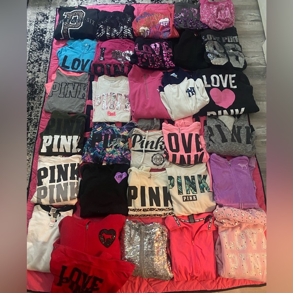 VS PINK hoodie lot Xs-L NWT/EUC/GUC - Picture 3 of 5